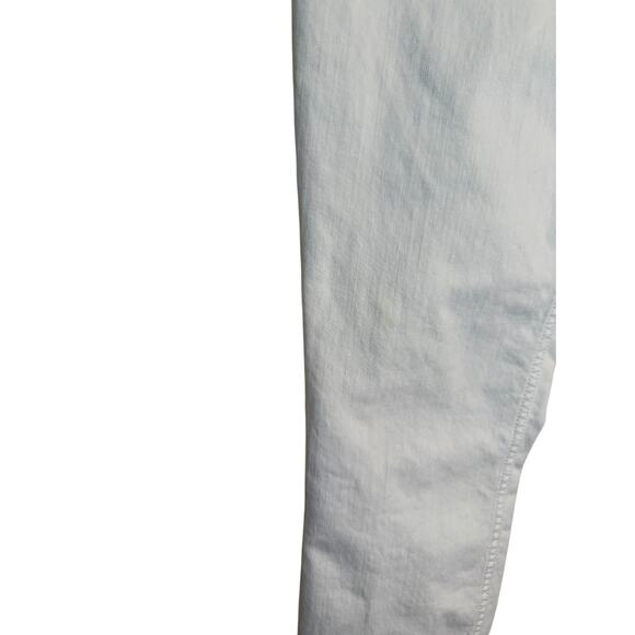 Not For Sale Johnny Was Jeans Women 28 Off White Cropped Boyfriend Stretch Denim - Picture 5 of 13